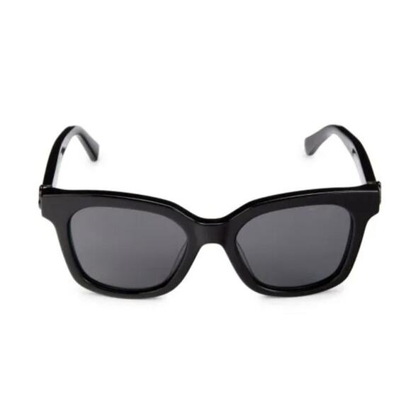 Moncler 50MM Square Sunglasses Black - Picture 1 of 10